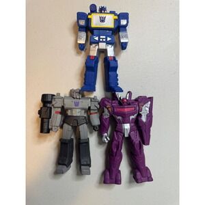 Transformers Soundwave Megatron Shockwave Lot Action Figures 2013 Hasbro‎